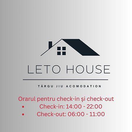 Appartement Leto House à Târgu Jiu Extérieur photo